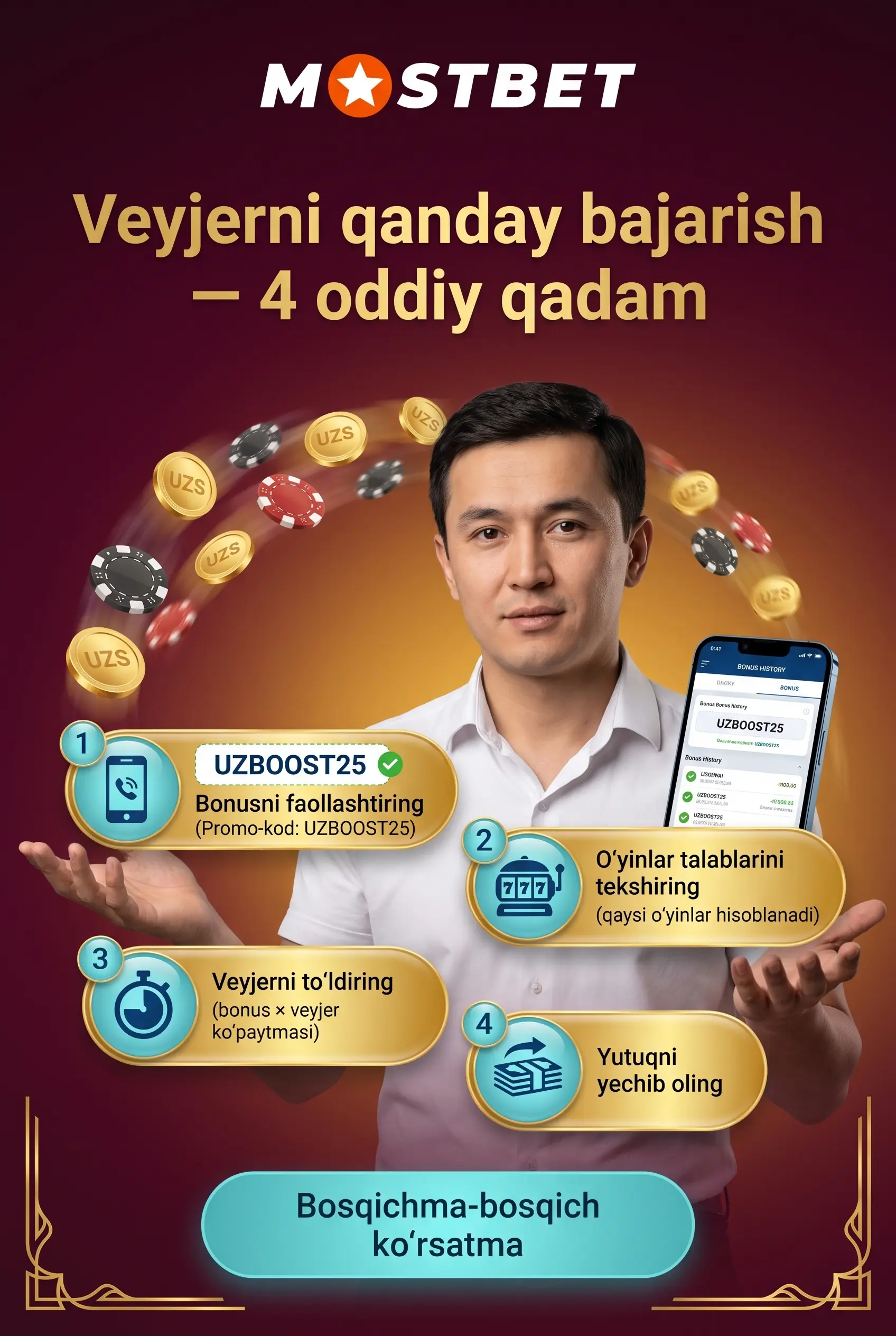 Veyjer shartlarini bajarish tartibi