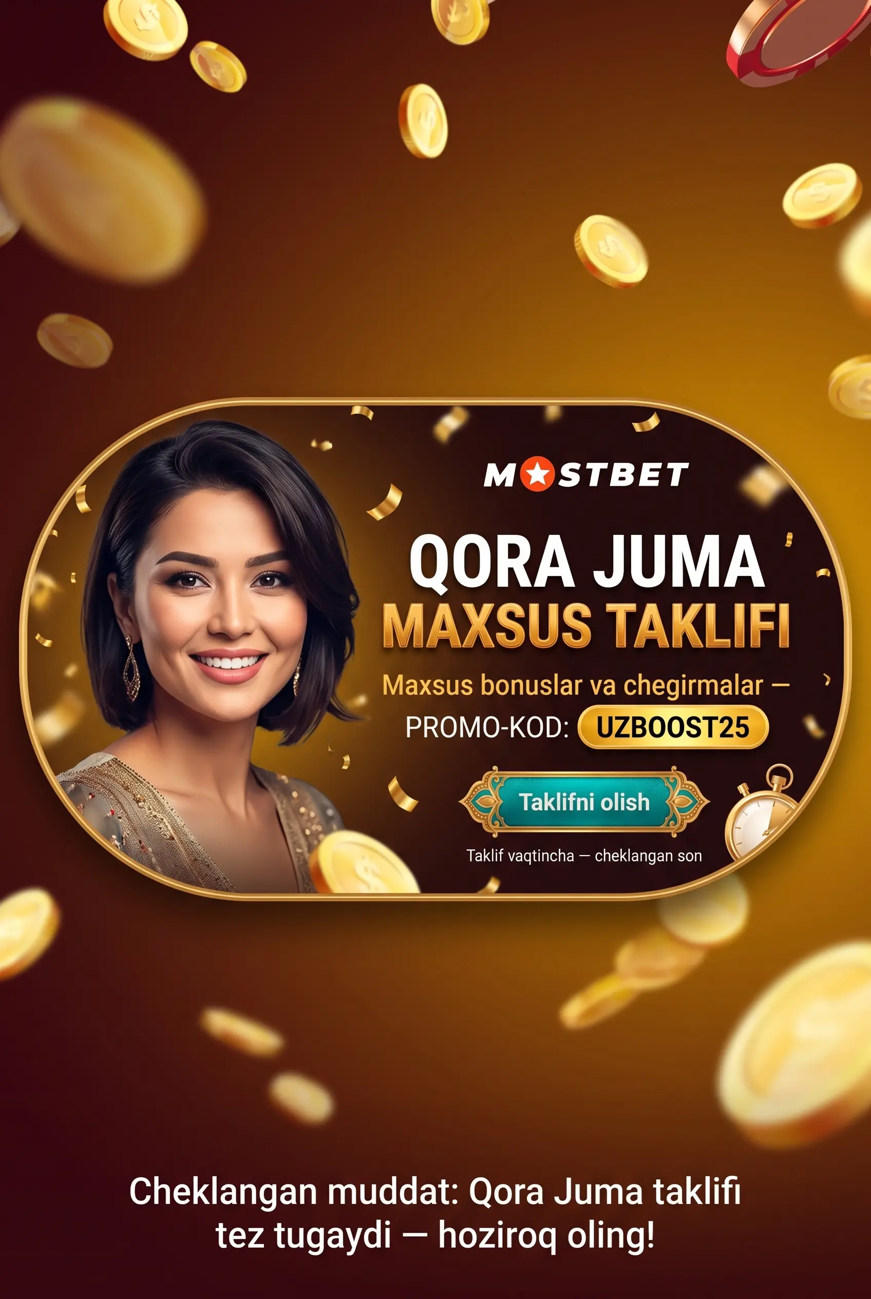 Black Friday va mavsumiy bonus takliflari