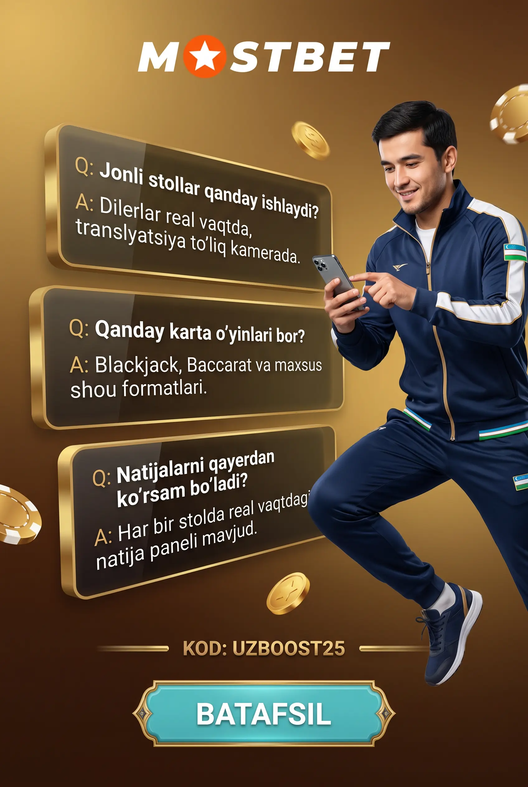 Mostbet kazino tez-tez so'raladigan savollar