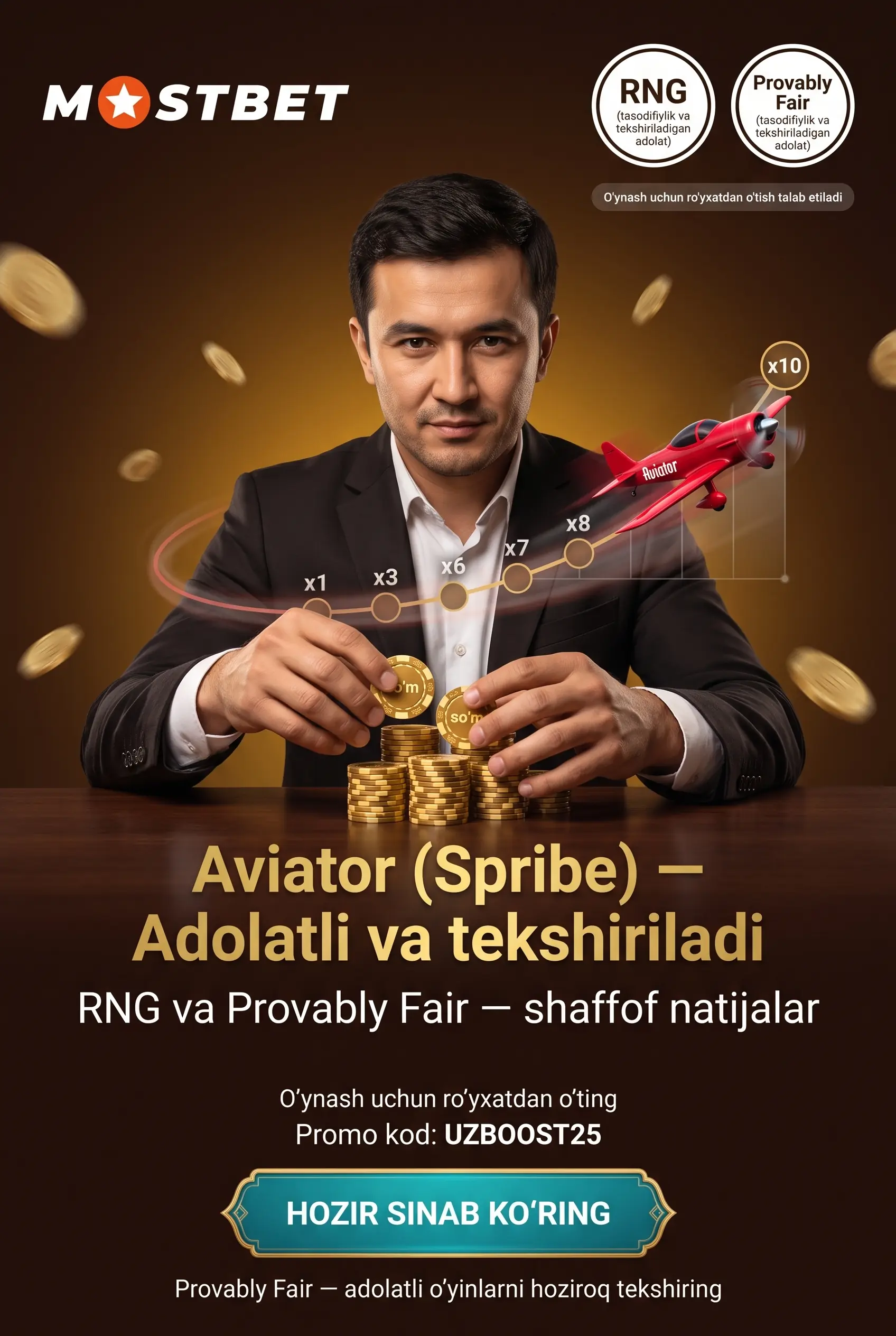 Mostbet'da Aviator Spribe
