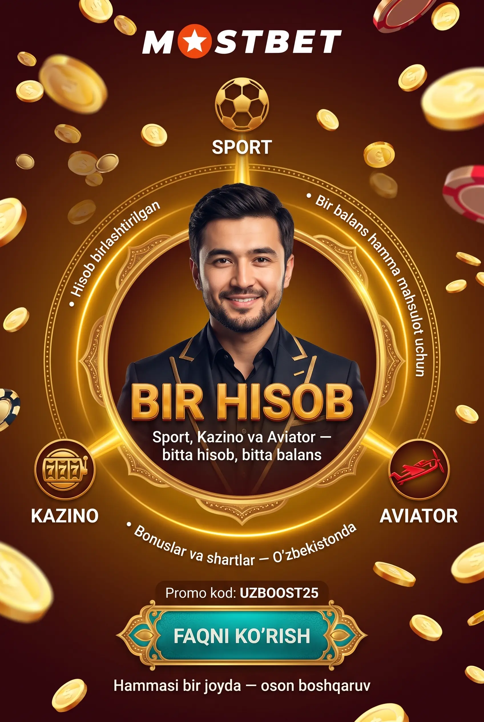 Ko'p beriladigan savollar Mostbet UZ