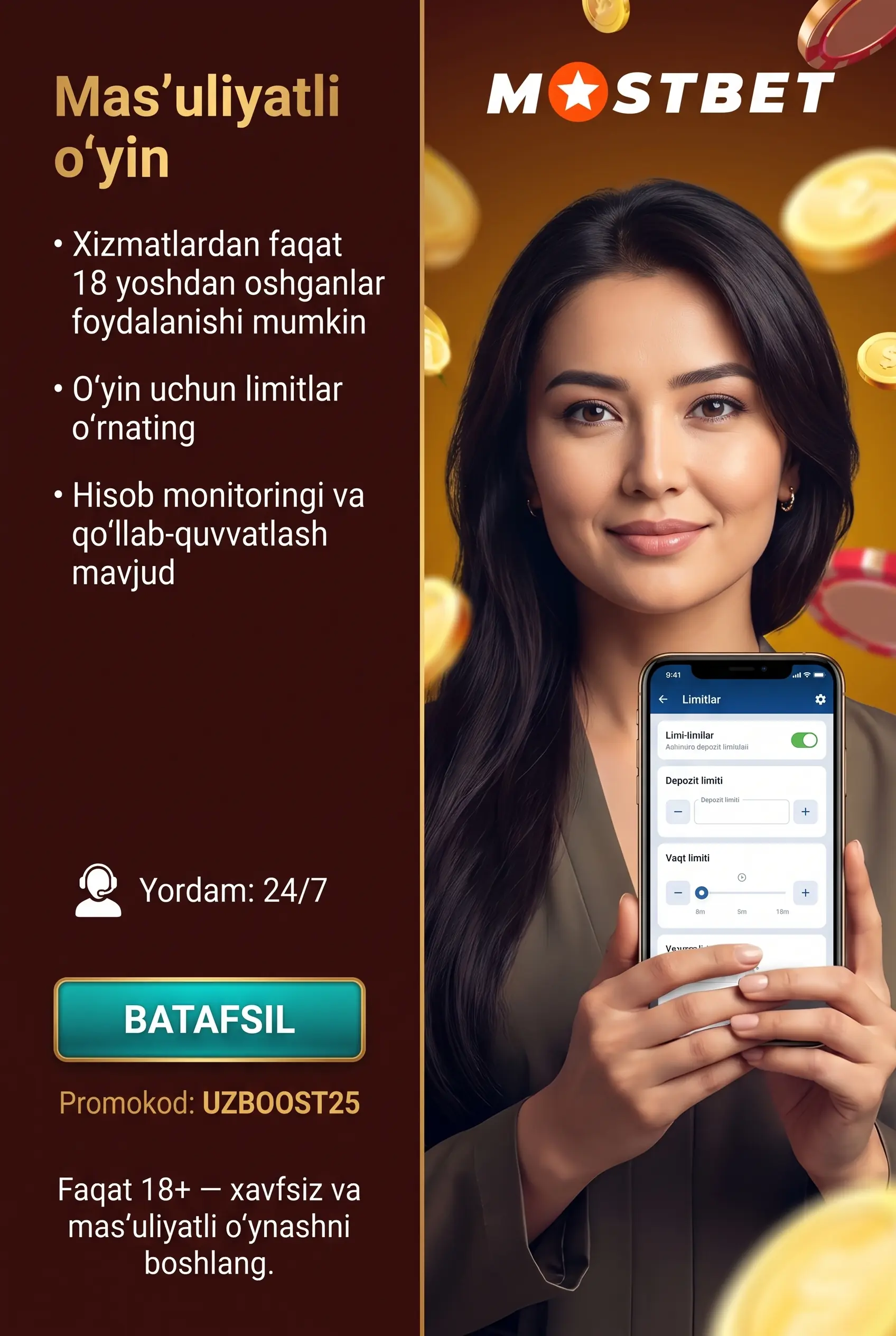 Mas'uliyatli o'yin bo'yicha eslatma